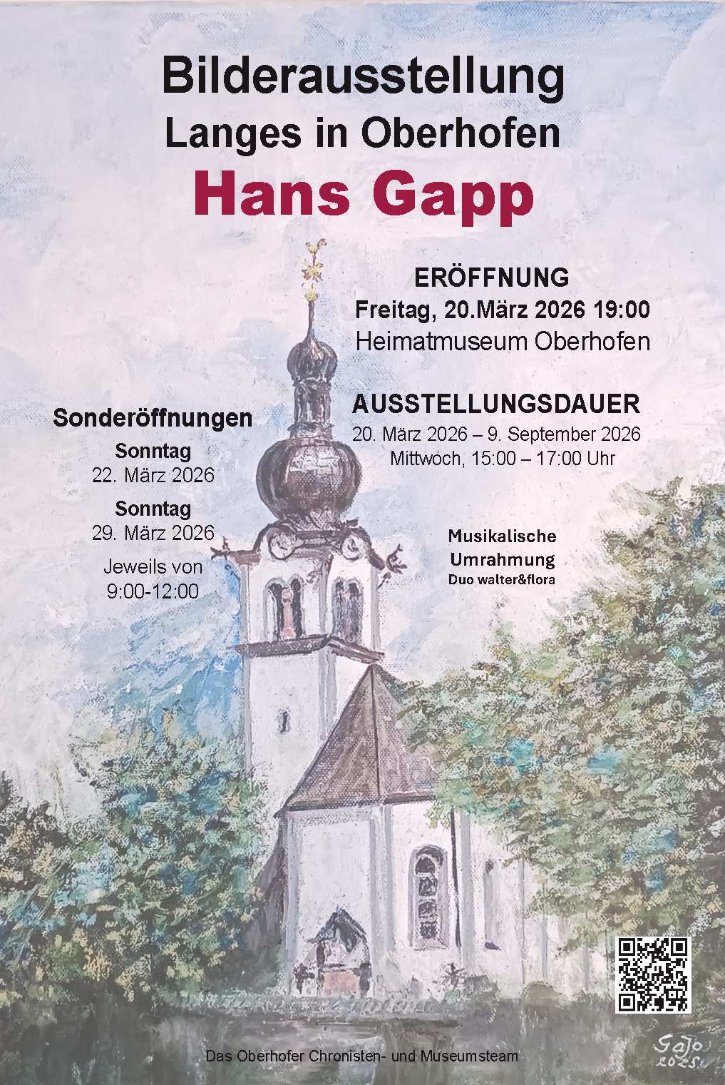 Bilderausstellung Hans Gapp
